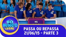 Passa Ou Repassa - Carrossel - Parte 3