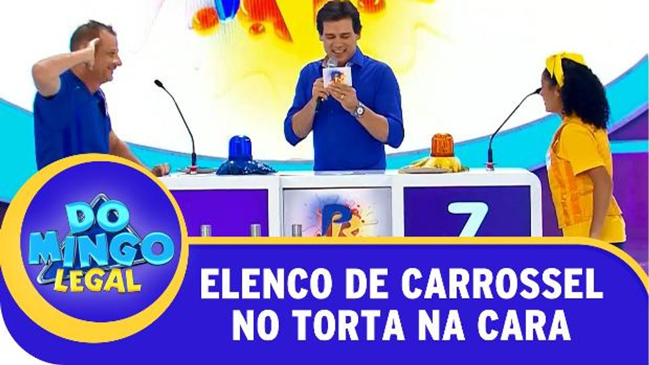 Elenco de Carrossel no Torta Na Cara