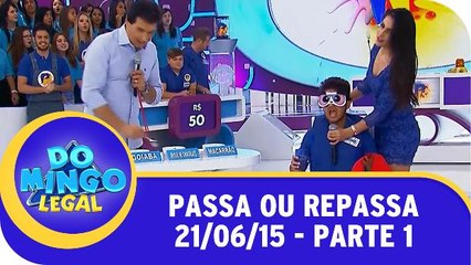Passa Ou Repassa - Carrossel - Parte 1