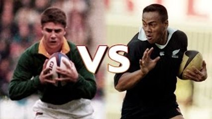 Mulder v Jonah Lomu in Rugby World Cup 1995 final