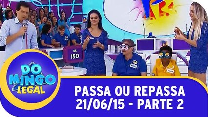 Passa Ou Repassa - Carrossel - Parte 2