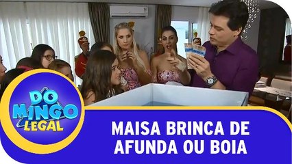 Maisa participa do Afunda ou Boia