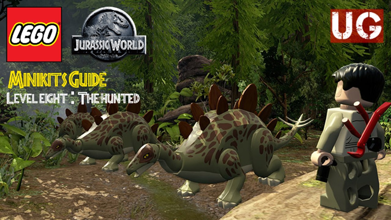 Lego Jurassic World - Level 8 - The Hunted Minikits Guide