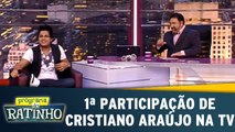 Ratinho foi o primeiro a receber Cristiano Araújo na TV