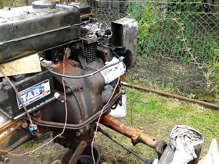 premier démarrage de mon porsche allgaier a111