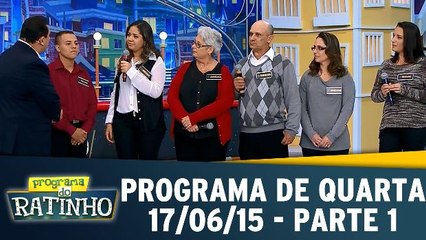 Programa do Ratinho - Quarta - Parte 1