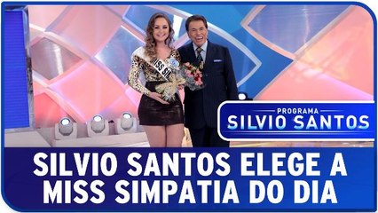 Silvio elege Miss Simpatia