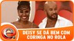 Deisy se dá bem com participante coringa no Rola Ou Enrola