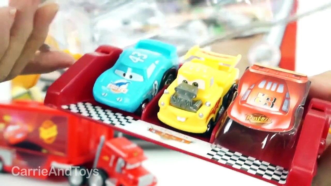 디즈니 카 Riplash 레이스 맥 트럭 런처 장난감 Disney Pixar Cars Riplash Racers Mack Truck Launcher Toys