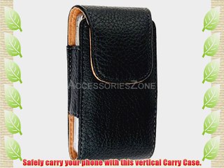 Download Video: For Sony Ericsson W518 / W508 Vertical Case with Beige Interior Pouch Case Holster