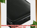 Motorola RAZR XT910/Droid RAZR XT912 Leather Case - Vertical Pouch Type (Black) - PDair