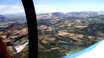 Vol dans un avion le Robin DR400 Aix-Gap. Brevet de pilote privée en formation PPL -  GoPro HD