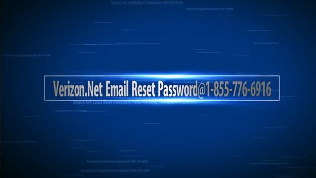 Verizon.Net Email Reset Password@1-855-776-6916