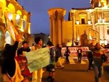 Marcha contra la TV basura en la plaza de Armas de Arequipa