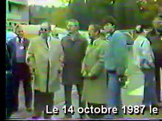 Démolition du Château d'eau de la ville d'Hagondange le 14 octobre 1987