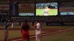 Chelsea Baker Tosses Ceremonial First Pitch at Rays Game