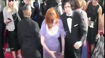 Christina Hendricks dare to bare dress!!