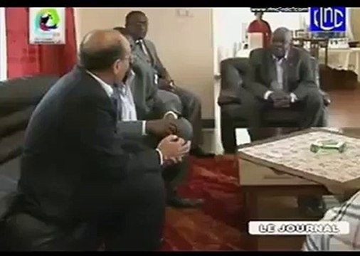 MARZOUKI president de la Tunisie rend visite à la veuve Lumumba à Kinshasa