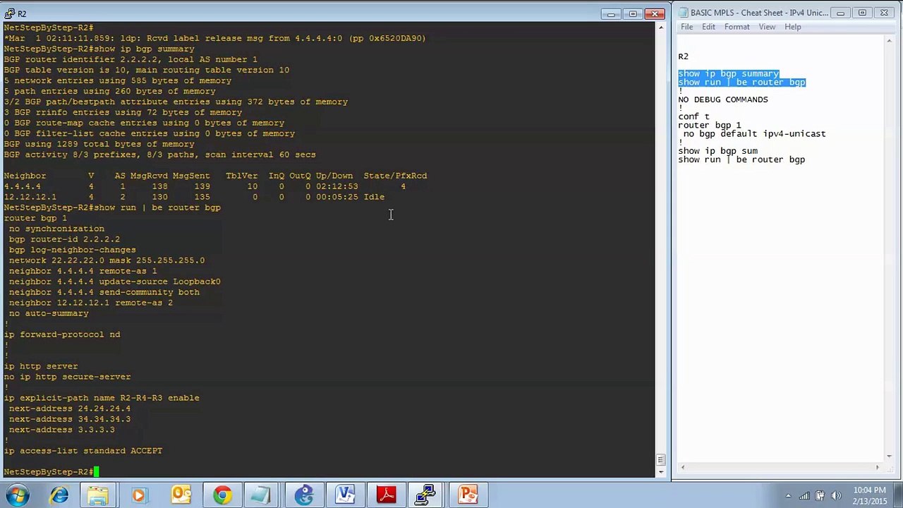 10 - Deactivate IPv4 Unicast