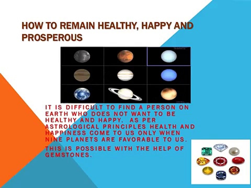 How to remain Healthy, Happy and Prosperous