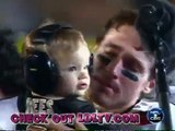 Drew Brees with Son Super Bowl 44