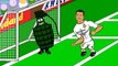 RONALDO FIVE GOALS!!! Real Madrid vs Granada 9-1 Cartoon 5.4.15 highlights