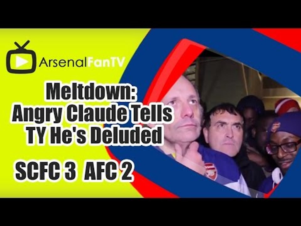 Meltdown: Angry Claude Tells TY He's Deluded -  Stoke City 3  Arsenal 2