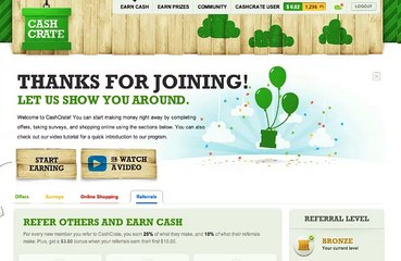 CashCrate - Referral Program