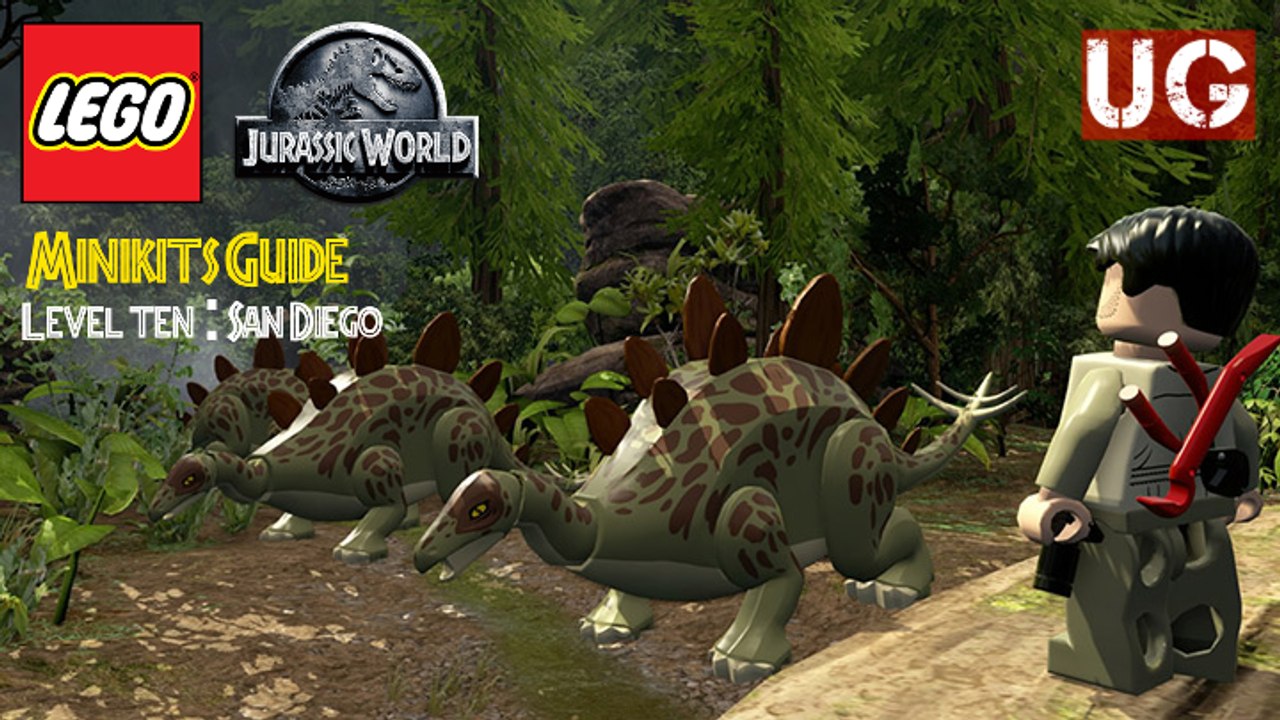 Lego Jurassic World - Level 10 - San Diego Minikits Guide