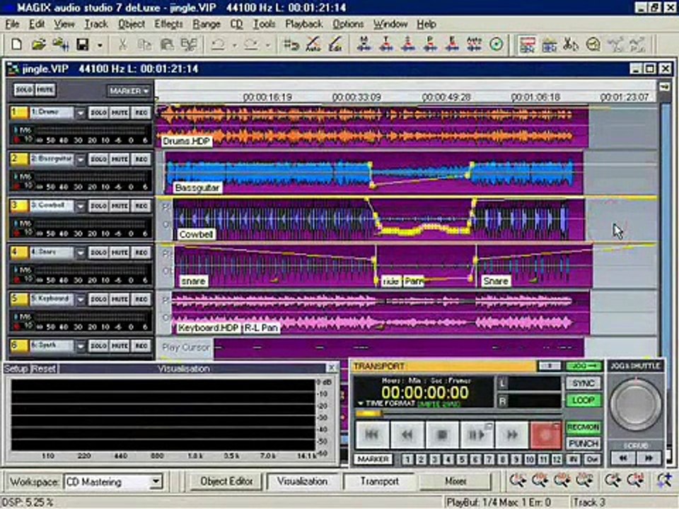 Magix Audio Studio 7 Deluxe Tutorial Video