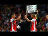 Arsenal Fans At The Emirates Salute the Return Of Theo Walcott