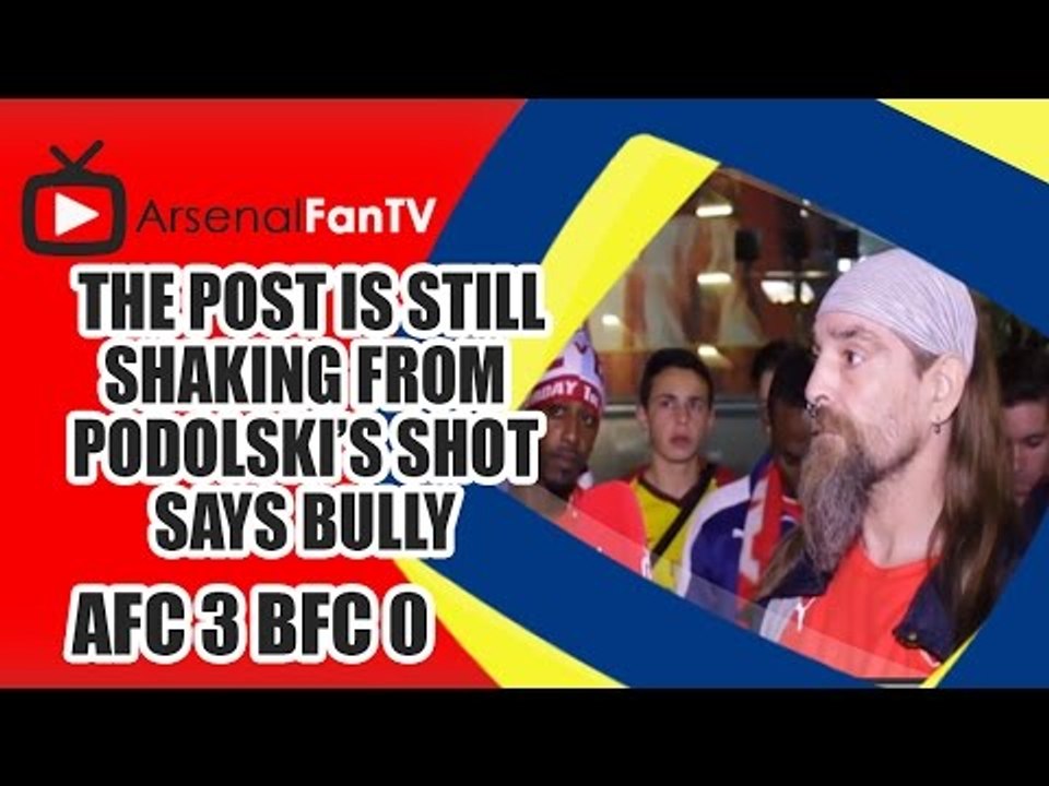 The Post Is Still Shaking From Podolski's Shot - Arsenal 3 Burnley 0