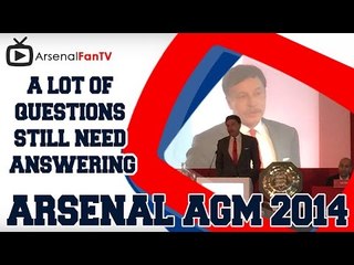 Arsenal AGM - "A Lot Of Questions Still Need Answering"