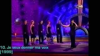 Eurovision 1990-1999 France Entries - My TOP 10