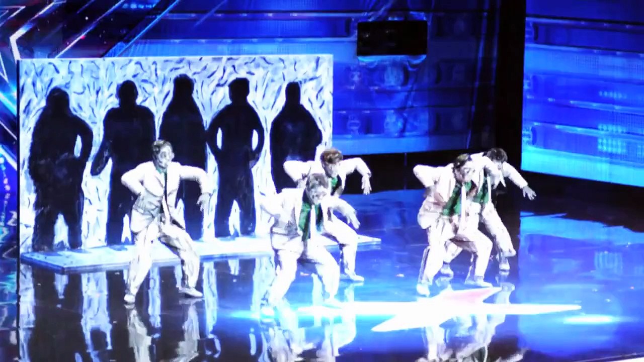 Animation Crew: Cool Act Combines Dancing and Painting - America's Got Talent 2015