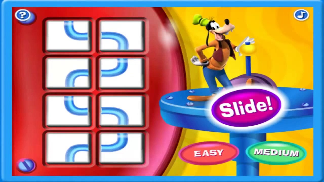 Mickey Mouse Clubhouse English Children Game: Goofy’s Silly Slide