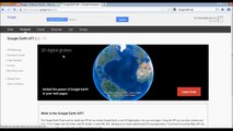 [API Google Earth] Tutorial 110 : Insertion d'un fond google Earth dans blogger