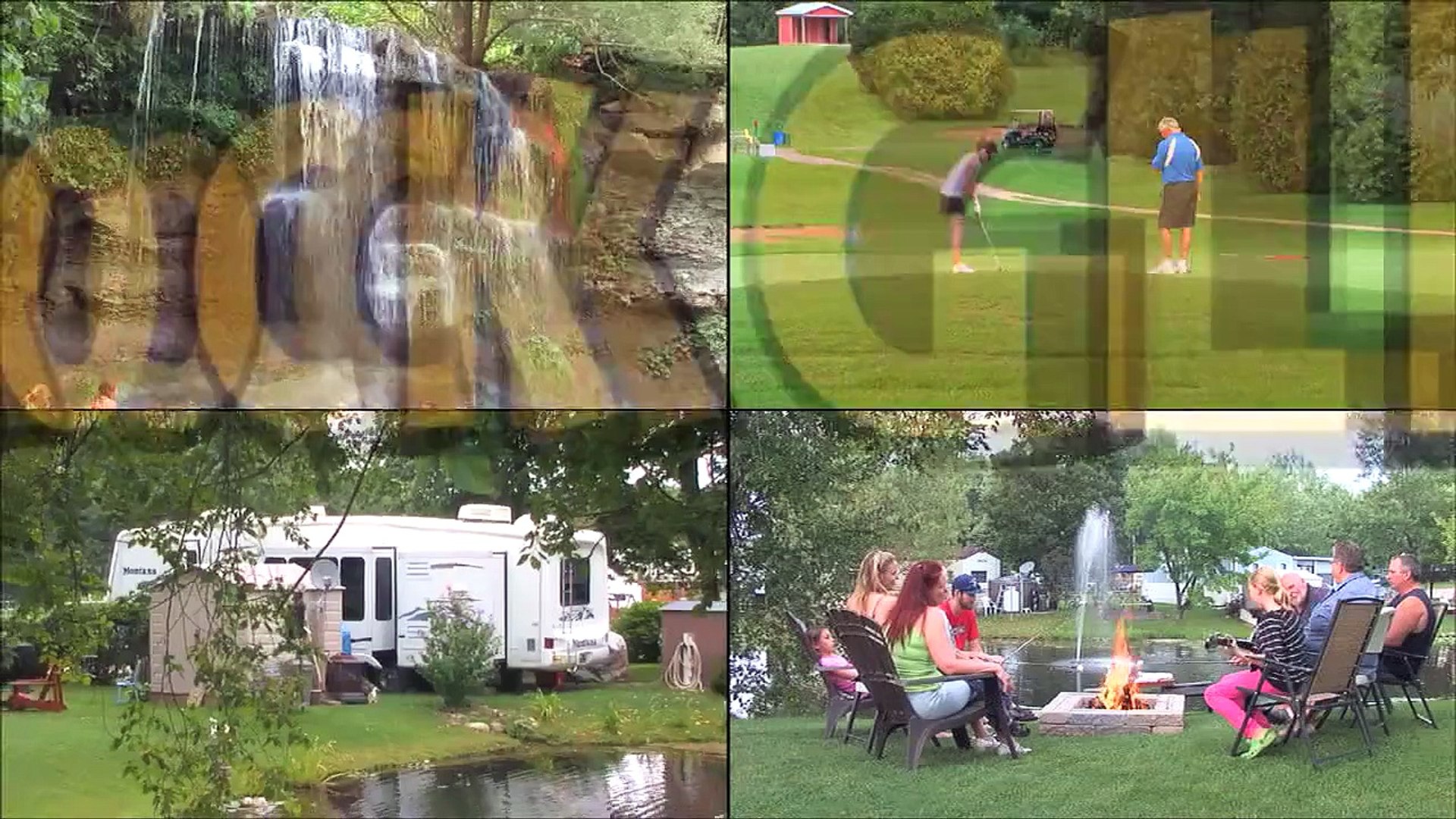 ⁣Golfing & RV Camping Ontario Canada