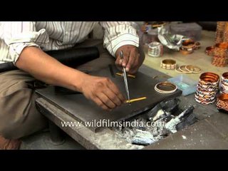 The making of India's famous 'Lac Bangles'