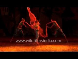 Russian girls perform 'Veil dance' in Delhi