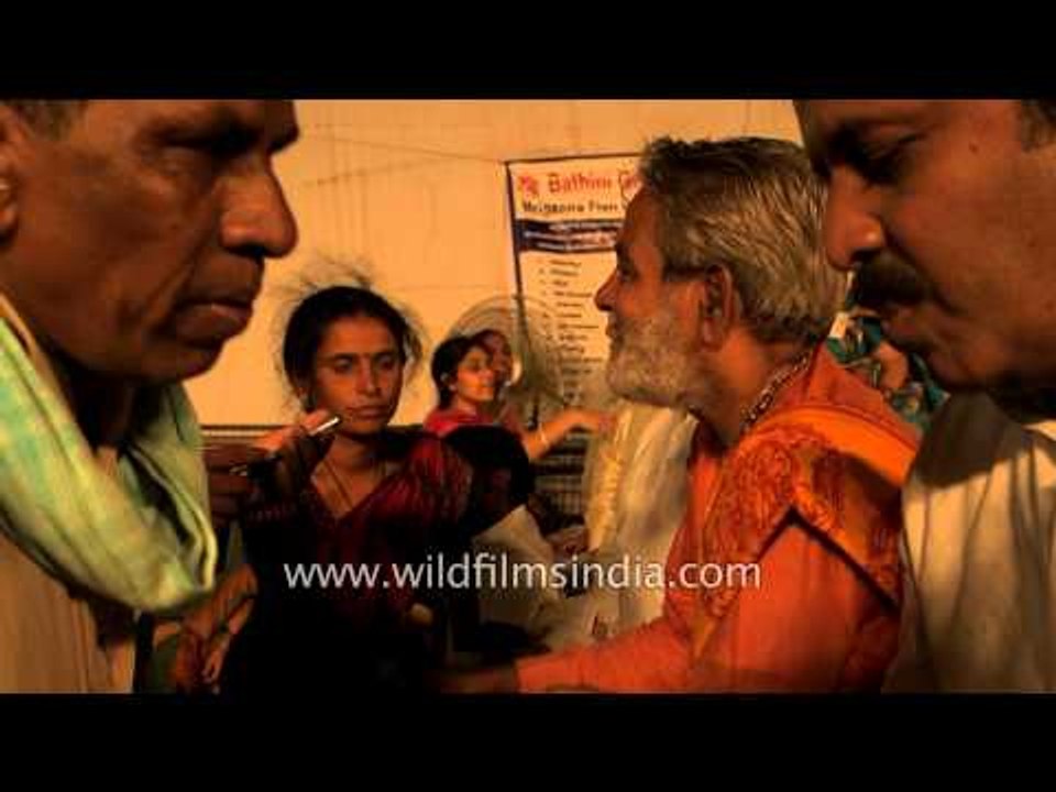 Harinath Bathini Goud interacting with crowd