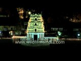 Sravanabelagola temple night view : Karnataka