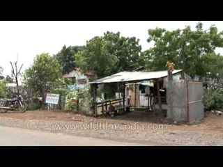 Driving towards ship breaking yard in Alang - Gujarat