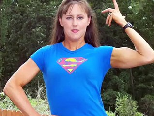 FEMALE BODYBUILDER diymuscle.com videos routine