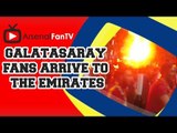 Galatasaray Fans Arrive At The Emirates for Arsenal Match