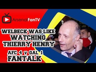 Welbeck Was Like Watching Thierry Henry - Arsenal 4 Galatasaray 1