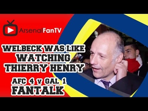 Welbeck Was Like Watching Thierry Henry - Arsenal 4 Galatasaray 1