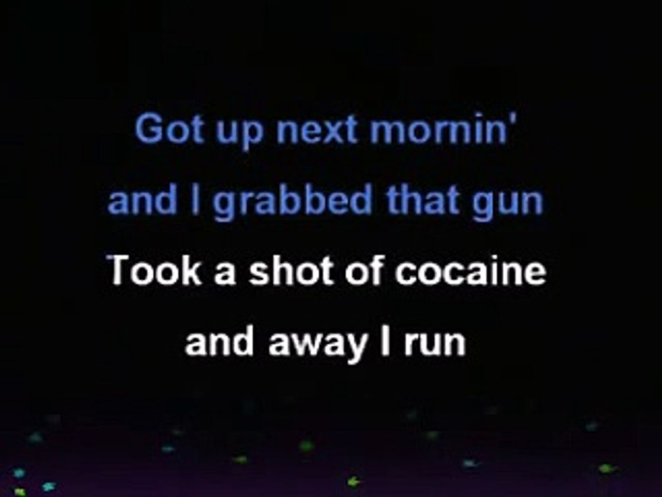 Karaoké Johnny Cash  Cocaine Blues