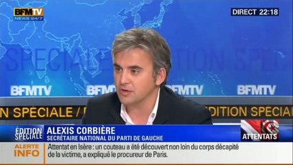 Alexis Corbière invité à "Hondelatte Direct" sur BFM 26/06/2015