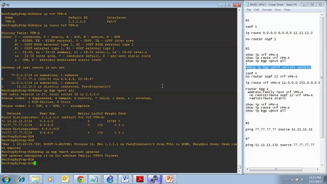 15 - Static Route PE to CE Routing Sessions